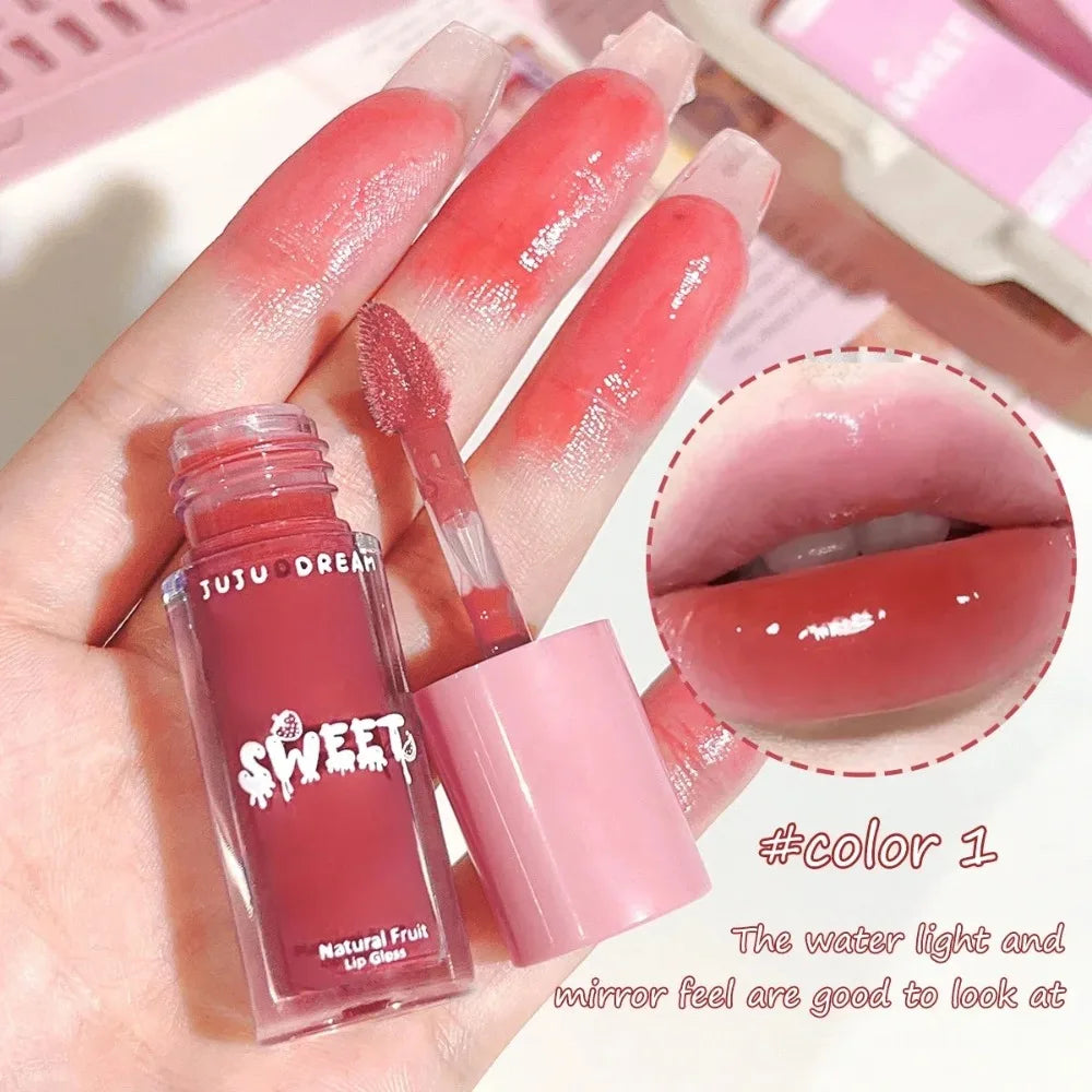 Velvet Mist Lip Oil – 3 Colors | Hydrating & Non-Sticky Lip Oil Gloss QXL