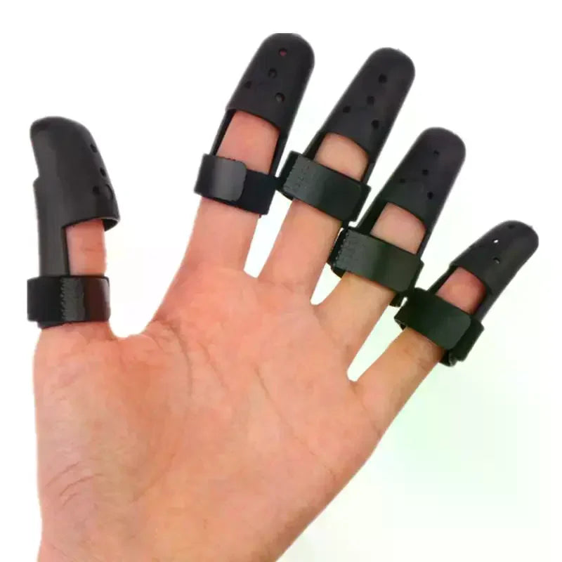 Adjustable Black Finger Splint Brace | Finger Support Protector Finger Splint Brace QXL