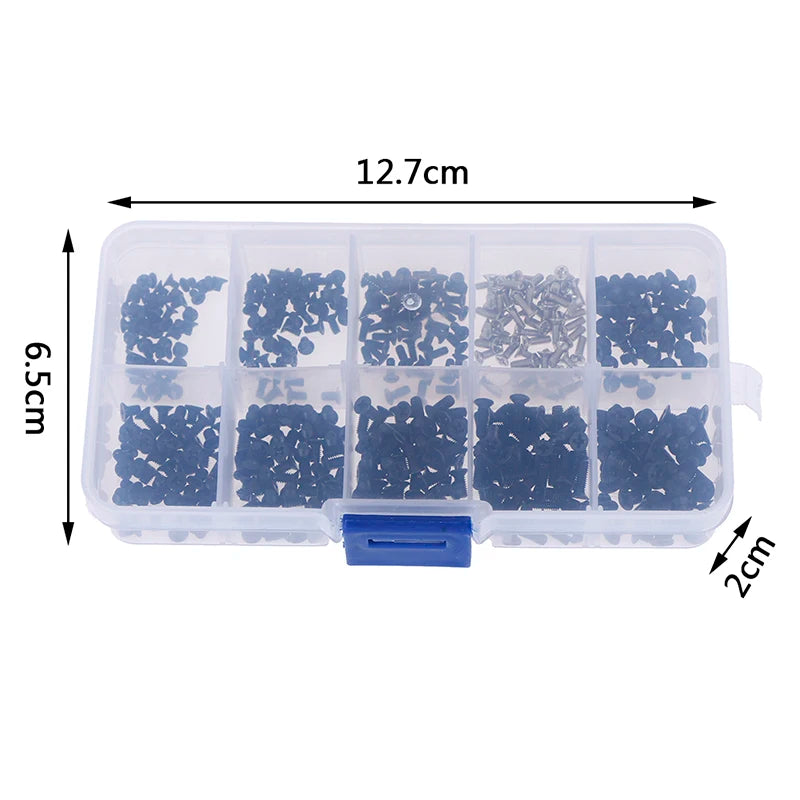 500-Pc Laptop Screw Set M2 M2.5 M3 | Universal Repair Kit Laptop Screw Set QXL