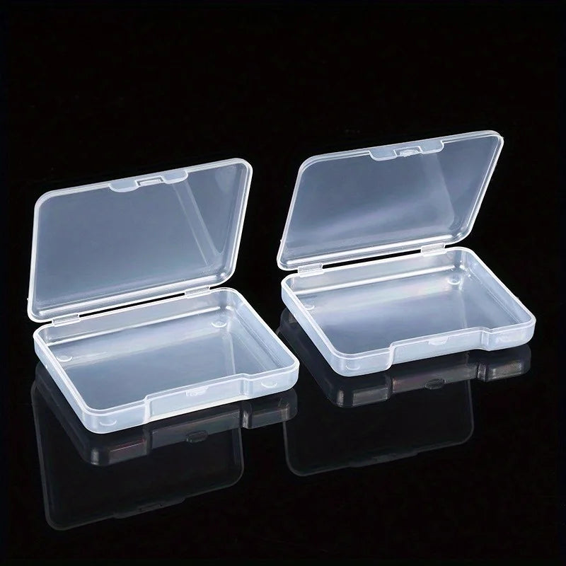Transparent Flip-Top PP Plastic Storage Boxes | Small Items Plastic Storage Box QXL