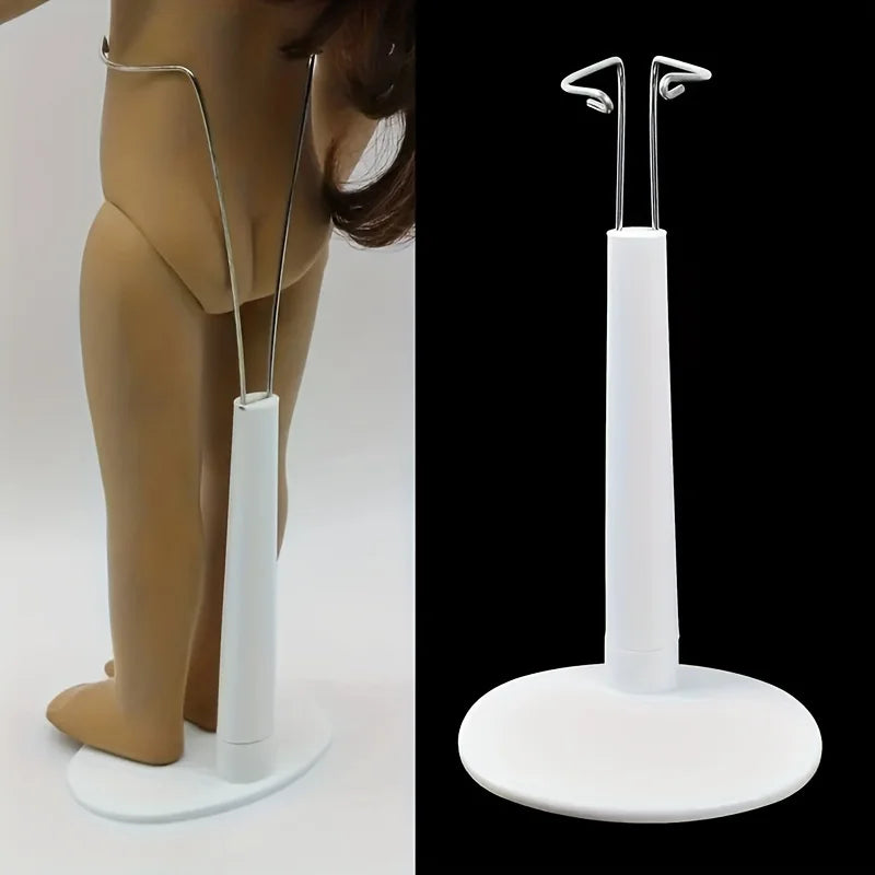 2-Pack Adjustable Doll Display Stand Brackets – Black & White Doll Display Stand QXL