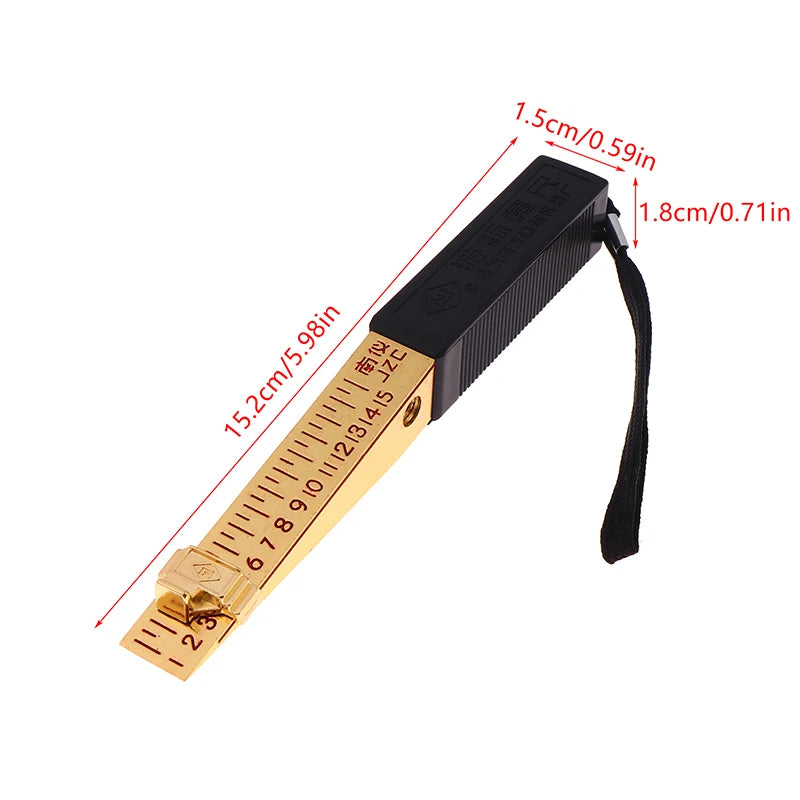 Wedge Vernier Feeler Gauge | Gap & Flatness Measurement Tool Feeler Gauge QXL 0.5mm