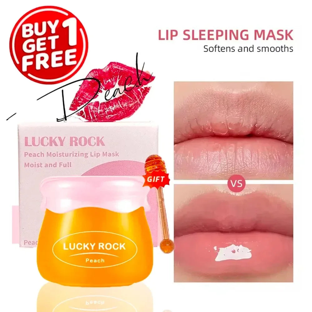 Honey Lip Balm Mask 2-Pack | Moisturizing & Nourishing Lip Care Lip Balm Mask QXL