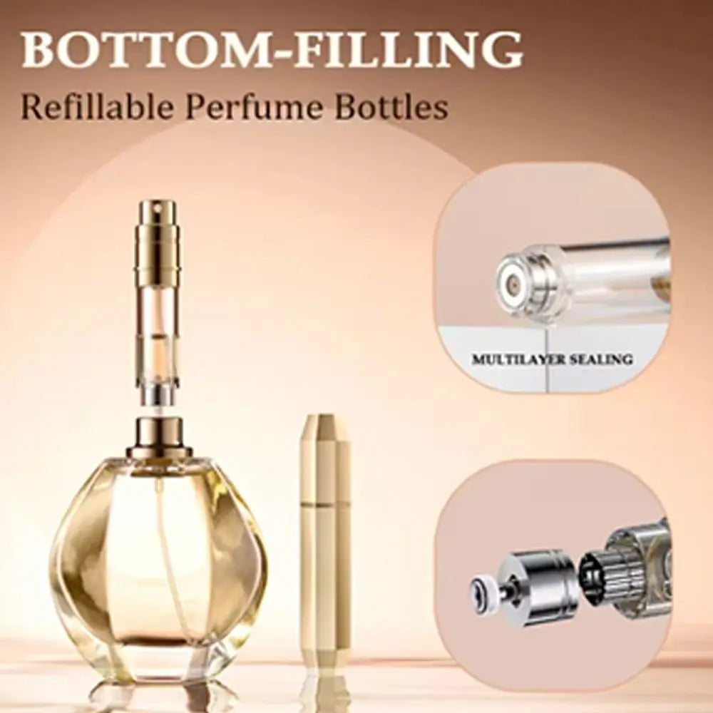 5ml Refillable Travel Perfume Spray Bottle – Ultra-Fine Mist Perfume Atomizer QXL