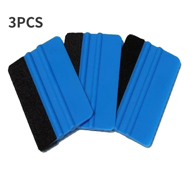 5-Pack Felt Edge Vinyl Wrap Squeegee | Car Film Tool Set Car Wrap Squeegee QXL 3PC