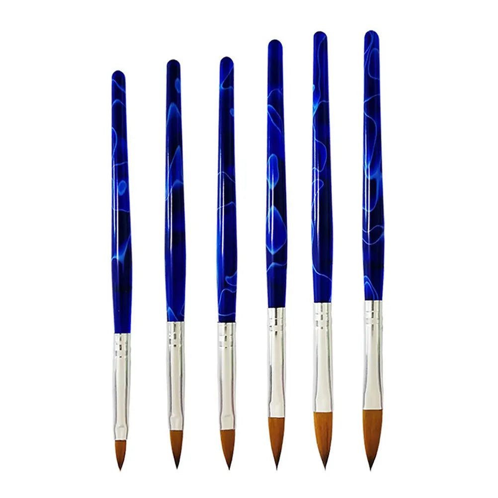 6-Piece Nail Art Brush Pen Set for DIY Manicure Design Nail Art Brush Set QXL