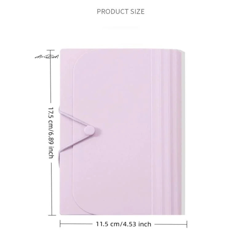 A6 Nail Stamping Plate Holder – 7-Slot Storage Booklet Nail Plate Organizer QXL