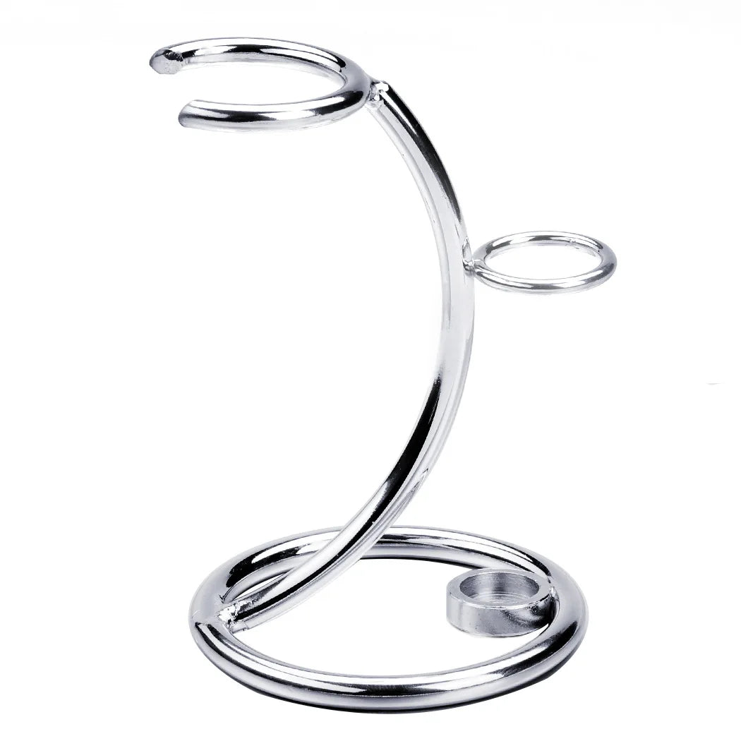 Zinc Alloy Safety Razor & Shaving Brush Holder Stand for Men Razor & Brush Stand QXL A1-1