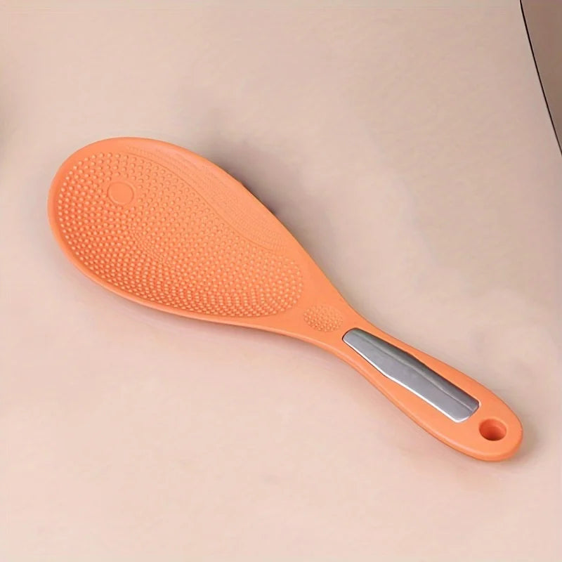 Non-Stick Plastic Rice Paddle & Spoon for Rice Cookers Rice Paddle Spoon QXL Orange