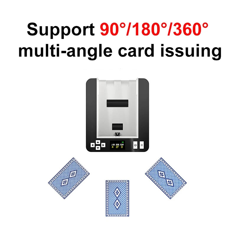 Electric Automatic Card Dealer | Adjustable Speed, 360° Dealing Card Dealing Machine QXL