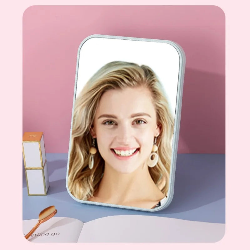 Folding Portable Makeup Mirror | Large Desktop Vanity Mirror Desktop Makeup Mirror QXL