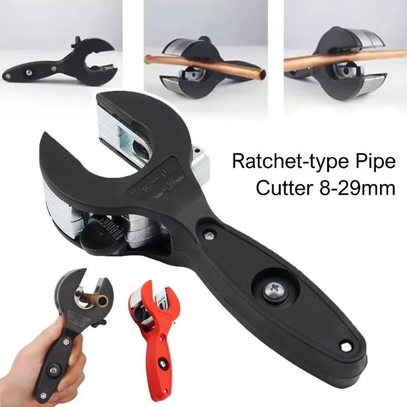 Ratchet Pipe Cutter 8–29mm | Copper, PVC & Aluminium Tubes Ratchet Pipe Cutter QXL