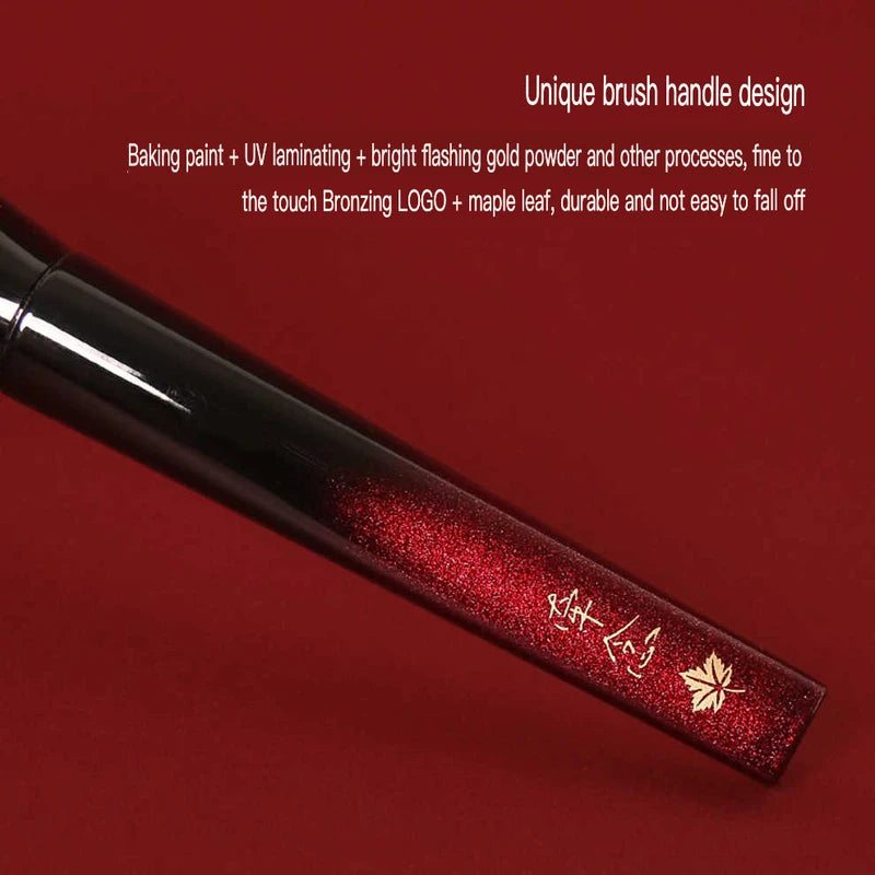 H78 Flat Head Foundation & Arc Mask Brush | Smooth Finish Foundation Makeup Brush QXL
