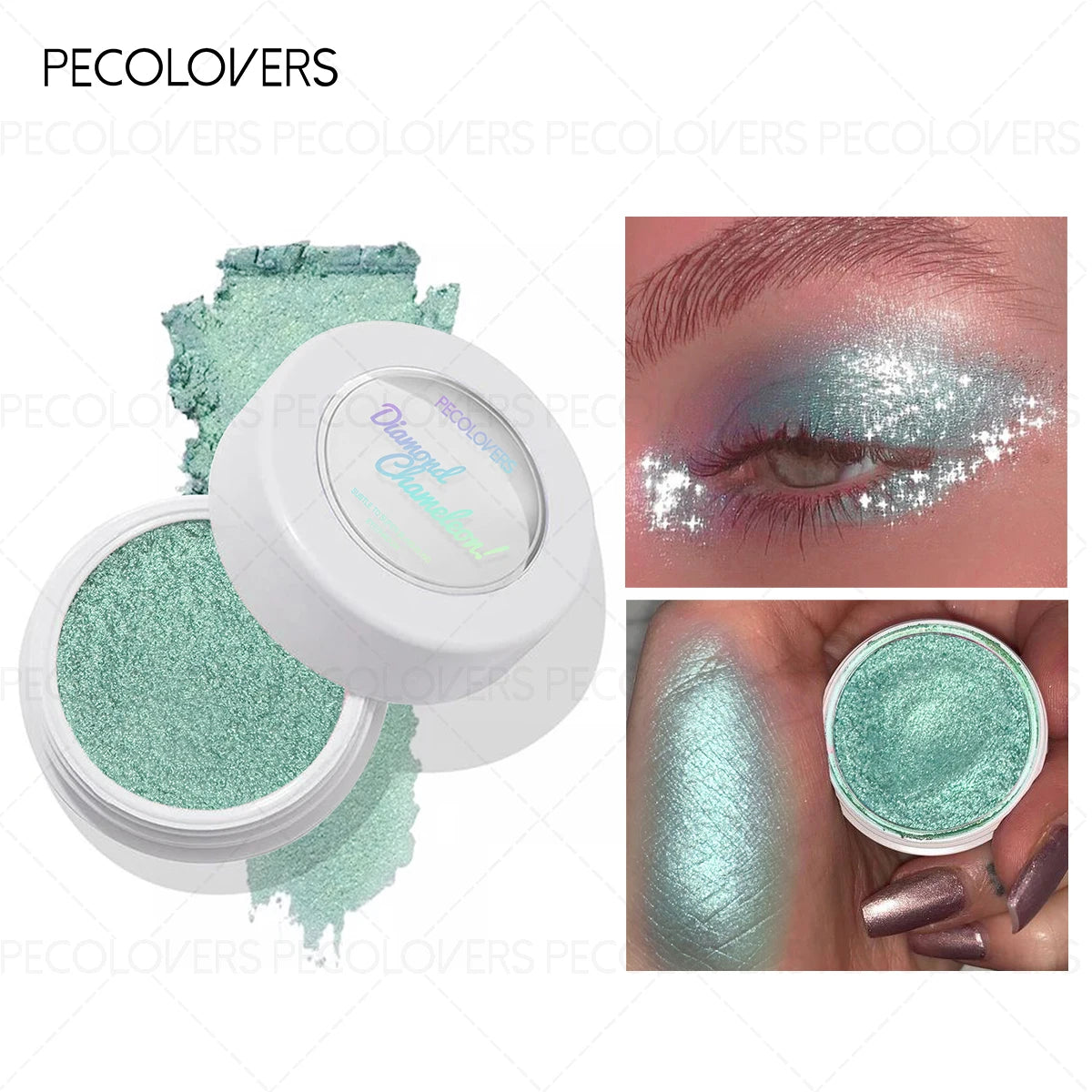PECOLOVERS Mashed Potato Eyeshadow | Waterproof Holiday Makeup Eyeshadow QXL 03