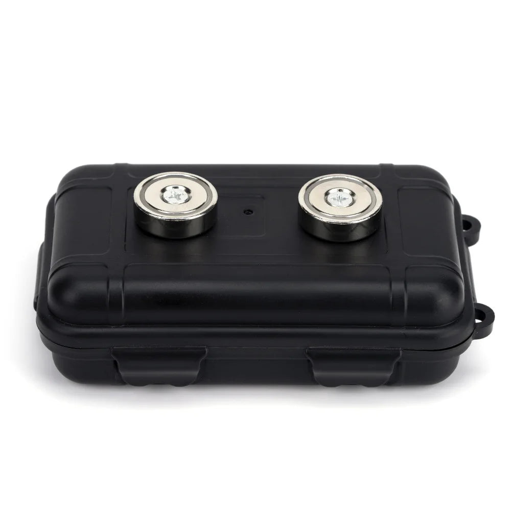 2-Pack Magnetic Key Holder Box | Waterproof Hide-A-Key Storage Magnetic Key Storage Box QXL rectangle