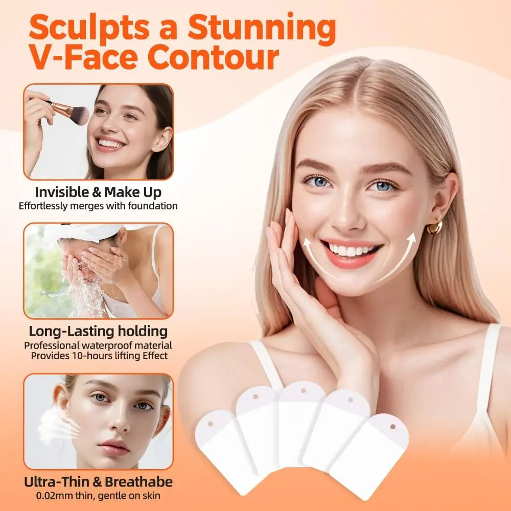 120-Pc Invisible Face Lift Tapes | Instant Firming & Neck Lift Face Lift Tape QXL