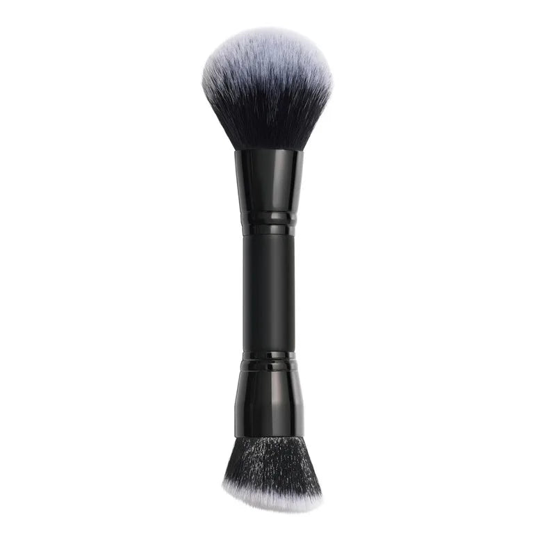 Double-Ended Concealer & Contour Brush | Bevel Foundation Tool Dual Makeup Brush QXL