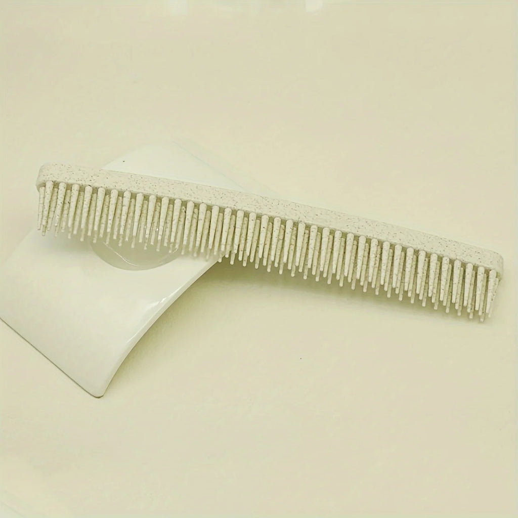 Double-Layer Fine-Tooth Detangling Comb | Handleless ABS Plastic Hair Detangling Comb QXL