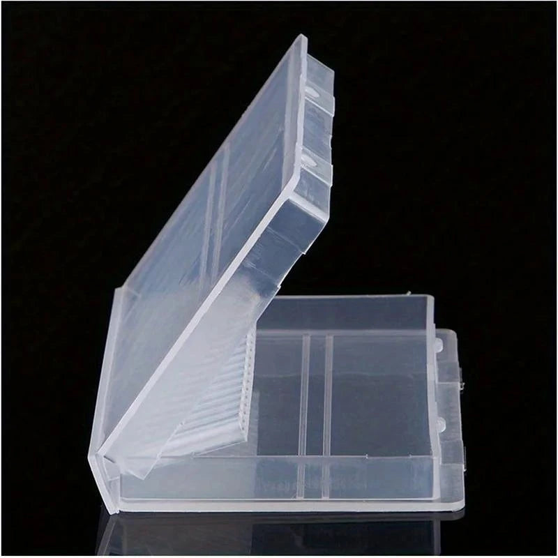 20-Hole Nail Drill Bit Holder Organizer Stand – Transparent Nail Bit Organizer QXL