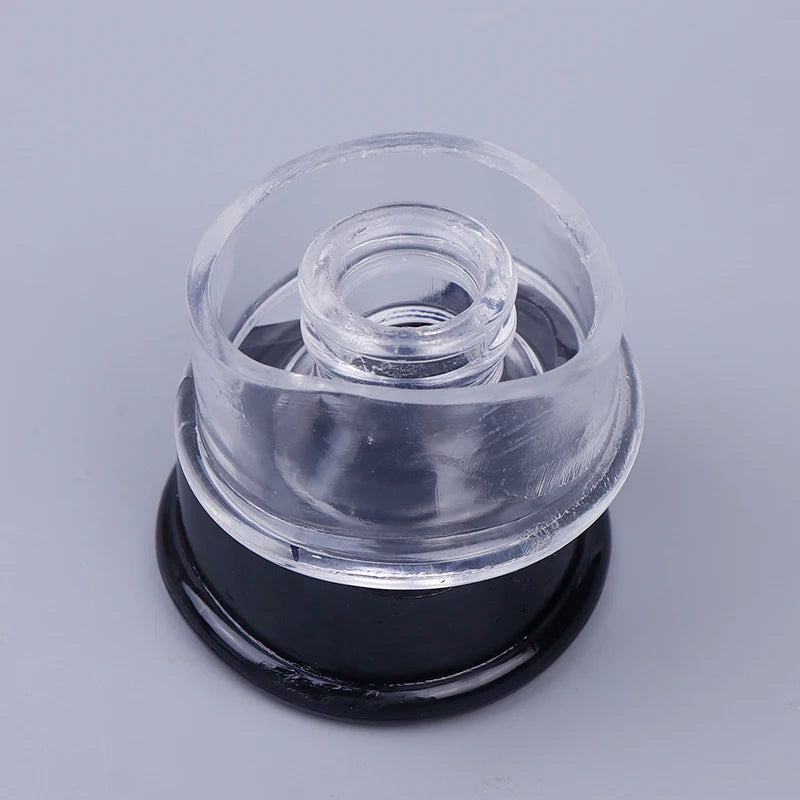 Universal Silicone Cylinder Seal Sleeve Ring – Clear & Black Silicone Seal Ring QXL