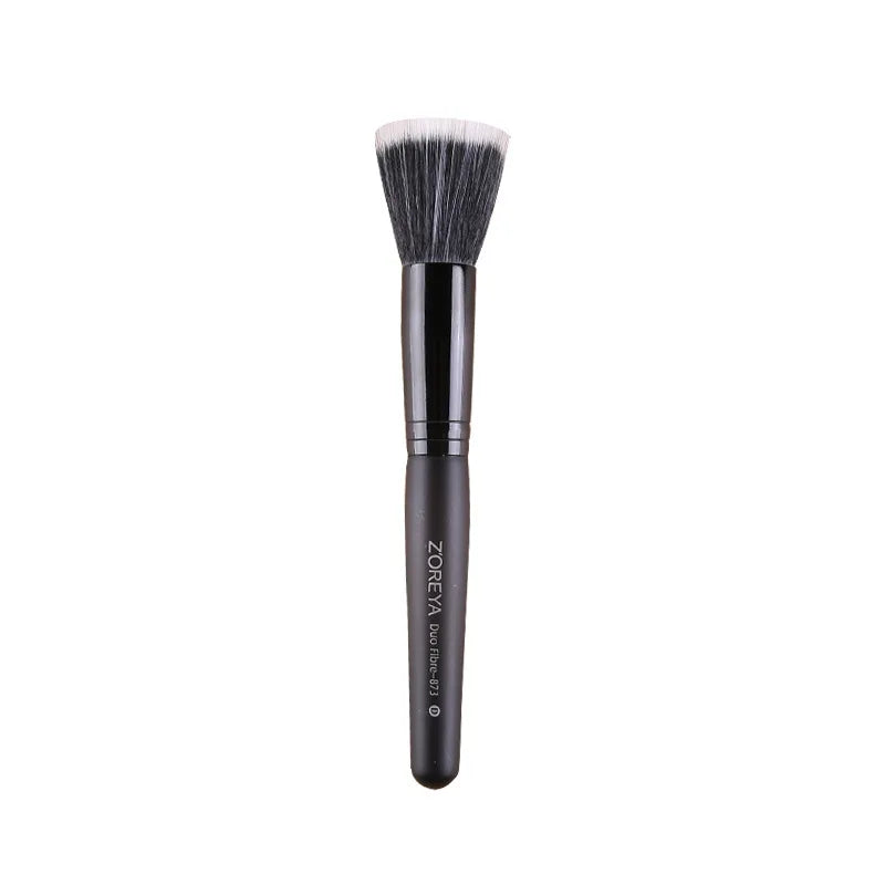 Fluffy Blush Blending Brush | Black Wooden Handle Makeup Blush Makeup Brush QXL Black