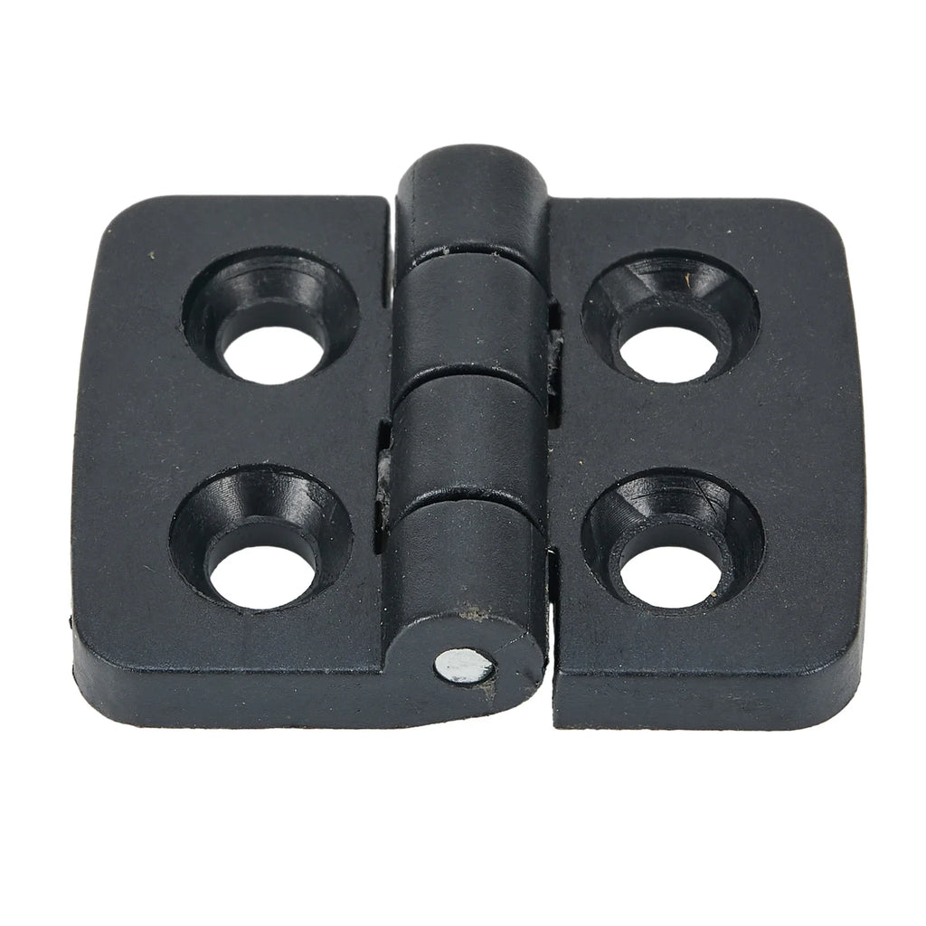 Nylon Plastic Butt Hinges Cabinet & Electric Box – 2 Pack Plastic Butt Hinges QXL black
