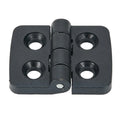 Nylon Plastic Butt Hinges Cabinet & Electric Box – 2 Pack Plastic Butt Hinges QXL black