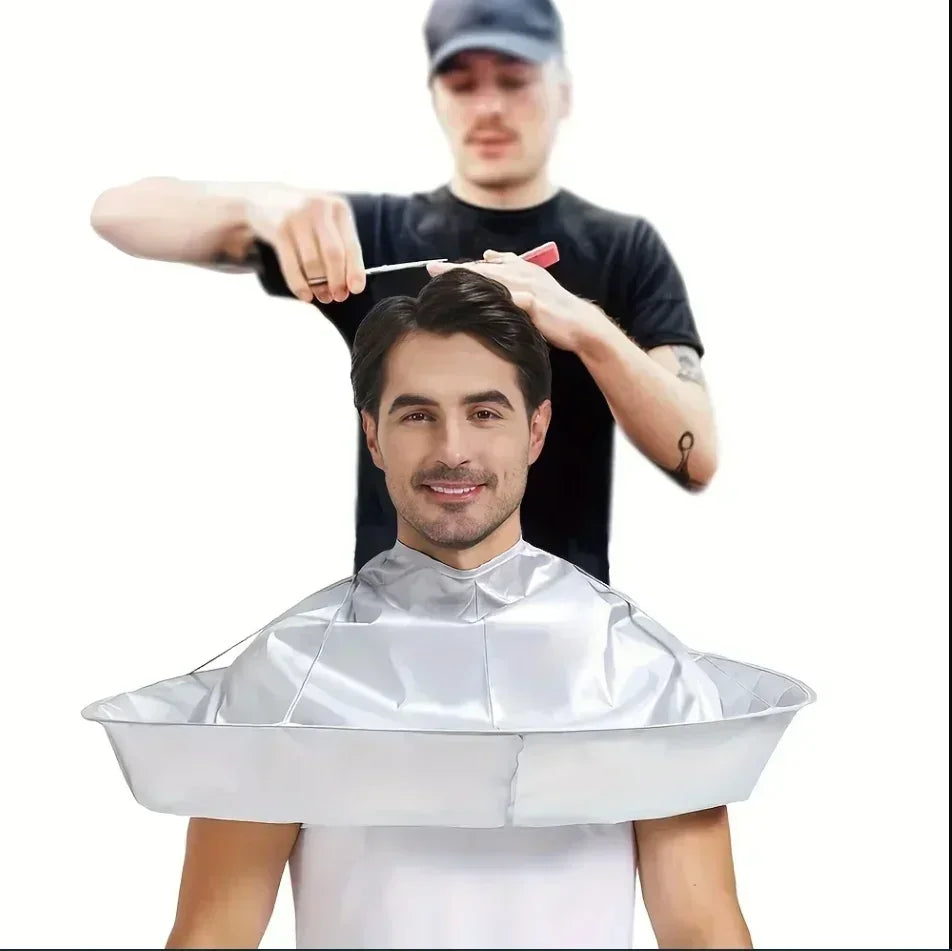 Breathable Foldable Haircut Cape | Hair Dye & Trim Cloak Haircut Cape QXL