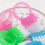 10-Pack Ring Nail Dust Cleaning Brush | Manicure Tool Nail Dust Brush QXL
