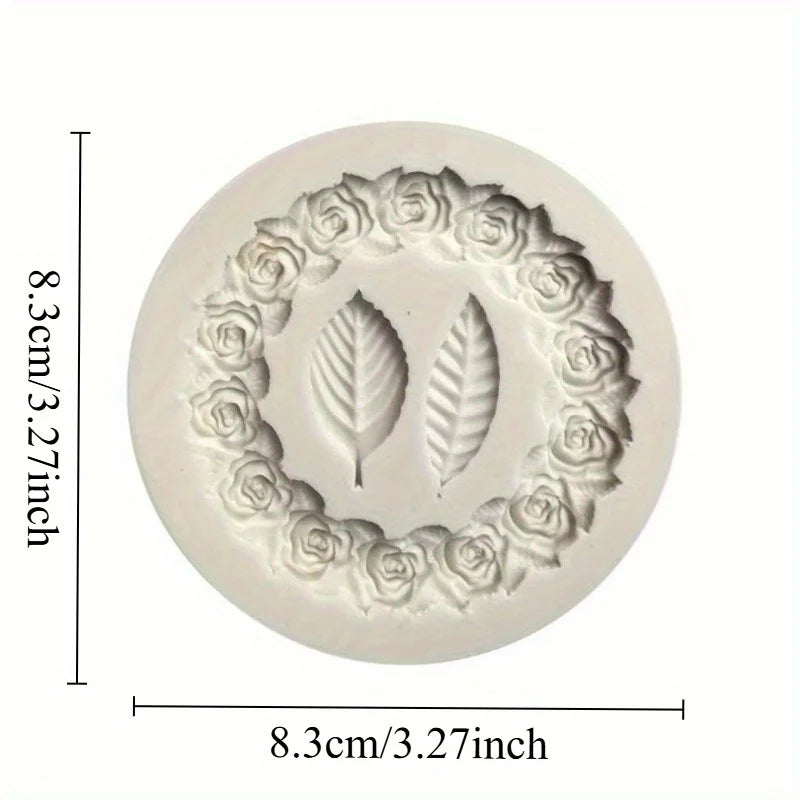 Floral Silicone Mold – Sugarcraft, Resin & Cupcake Decorating Silicone Craft Mold QXL