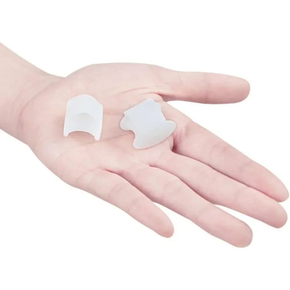 2-Pack Silicone Gel Toe Separators | Yoga Toes Spacer & Corrector Toe Separator QXL