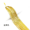 Rainbow Glitter Hair Tinsel Kit | Sparkle Braiding Extension Hair Tinsel Extension QXL 2