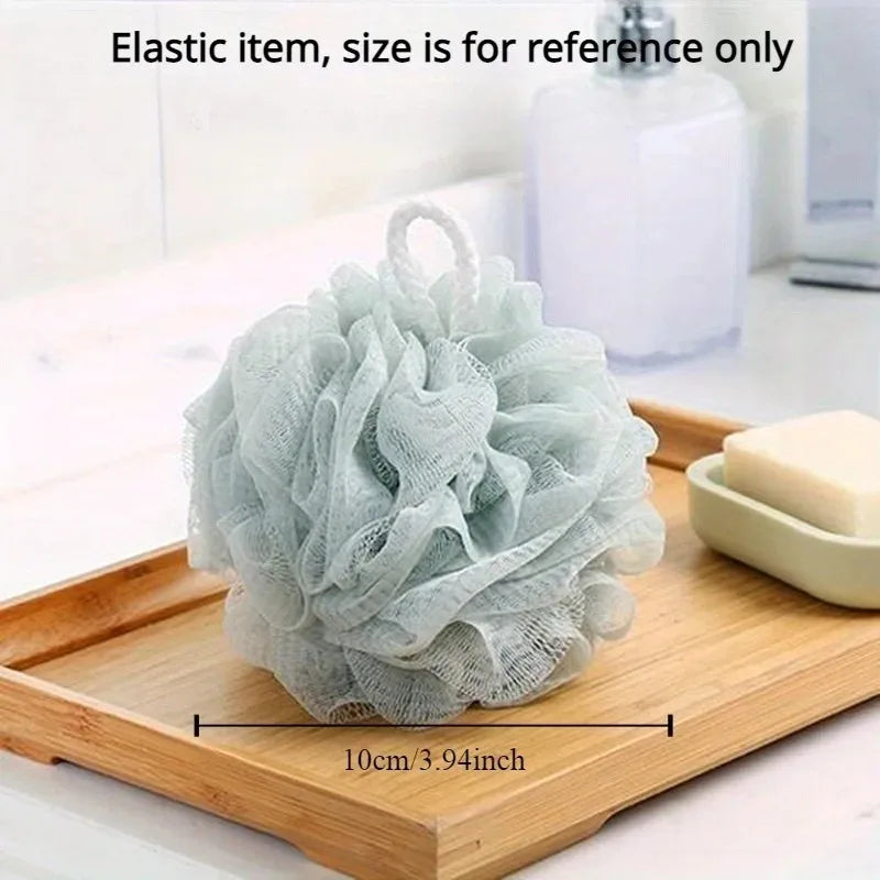 Super Soft Mesh Bath Sponge Ball | Foaming Body Scrubber Bath Sponge Scrubber QXL