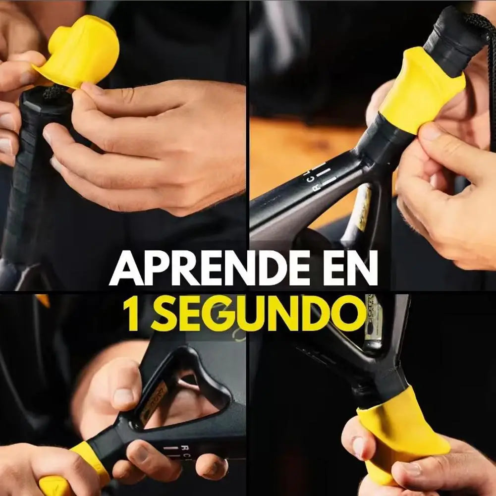 Silicone Racket Grip Corrector | Tennis Padel Pickleball Aid Racket Grip Trainer QXL