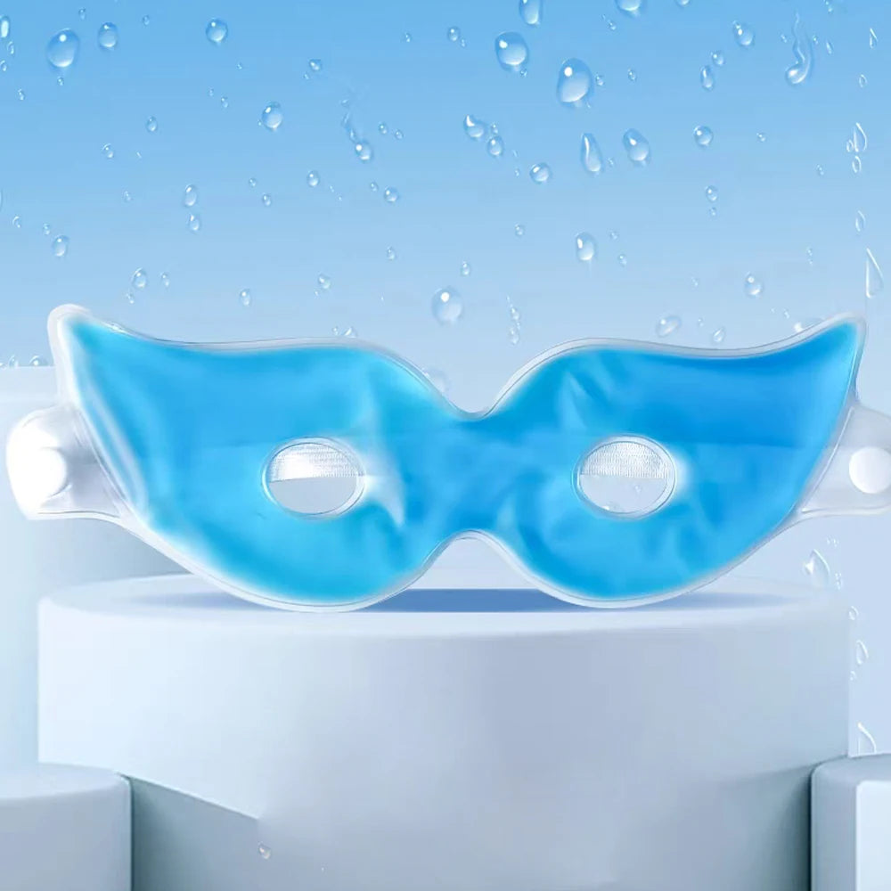 Gel Face & Eye Cooling Mask | Hot Cold Spa Sleep Mask Gel Face Mask QXL Only Eye Mask