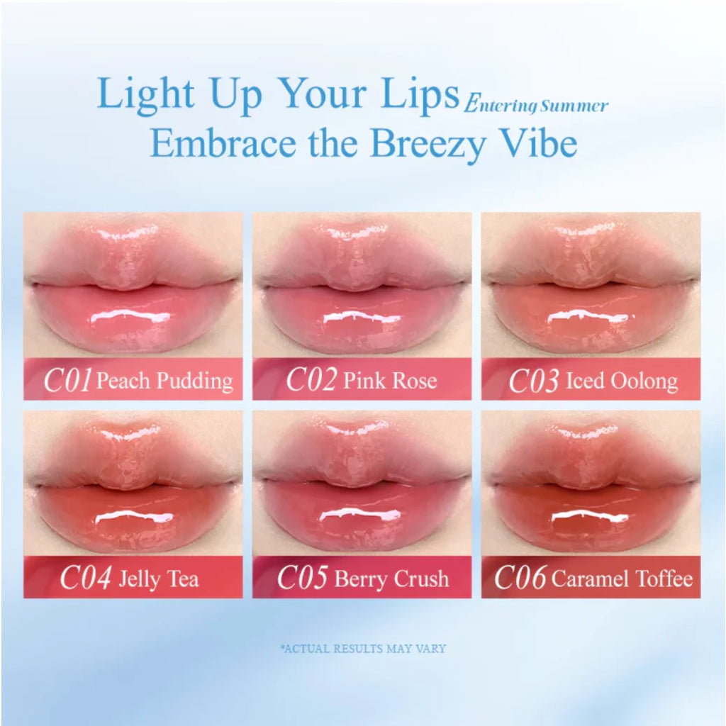 COLORKEY Glossy Lip Lacquer | Plump, Moisturizing & Transfer-Proof Liquid Lipstick QXL