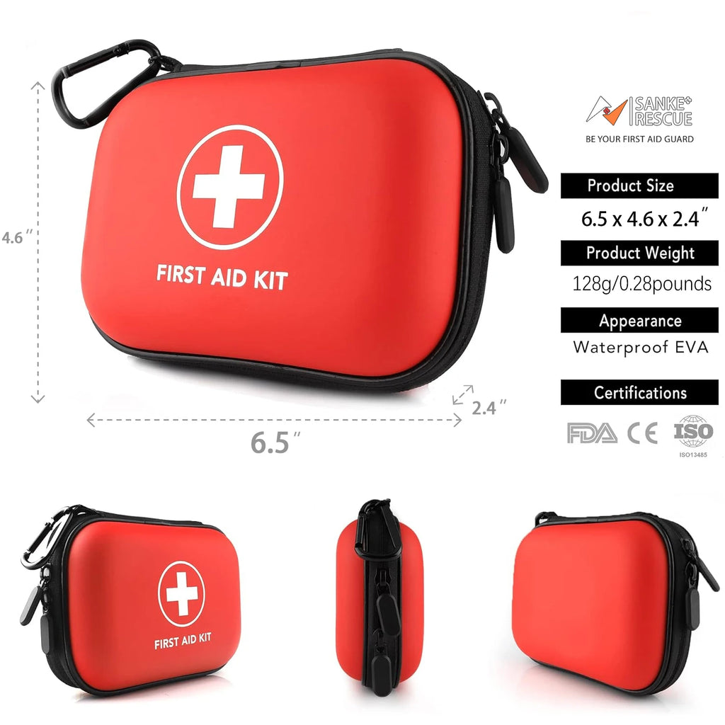 Sanke Rescue Empty First Aid Bag | PU EVA Case for Travel First Aid Storage Bag QXL