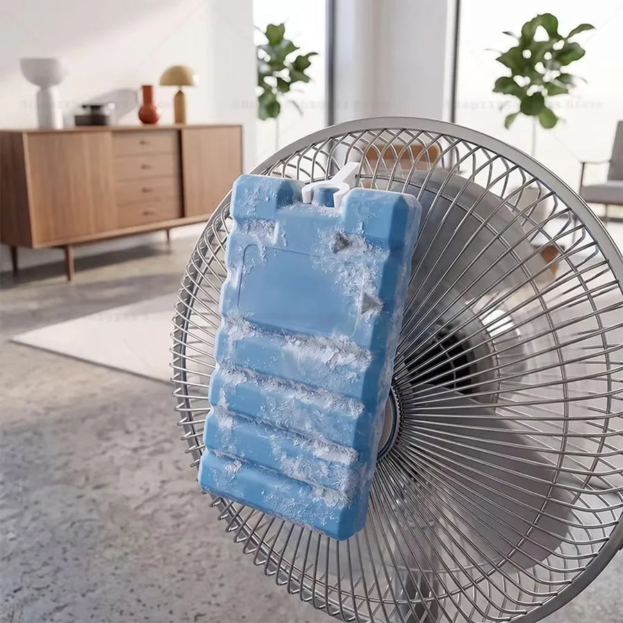 Reusable Fan Ice Cooling Kit with Clips | 1/2/4 Pack Fan Cooling Kit QXL