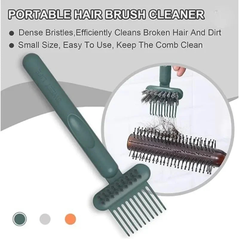 2-in-1 Hairbrush Cleaner Comb Rake Tool | Home & Salon Hairbrush Cleaner Tool QXL