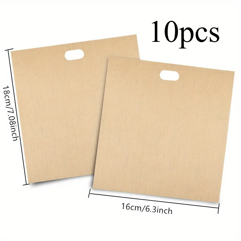 10-Pack Reusable Non-Stick Toaster Bags | PTFE Heat-Resistant Toaster Bags QXL 10pcs