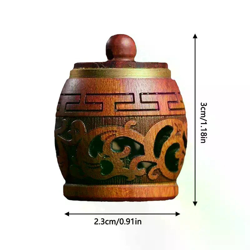 Lotus Wood Aroma Diffuser Pendant | Portable Scent Locket Aroma Diffuser Pendant QXL
