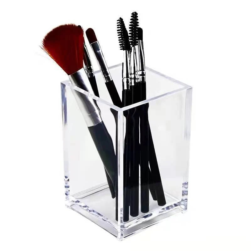Acrylic Makeup Brush Holder & Desk Cosmetic Organizer Makeup Brush Holder QXL