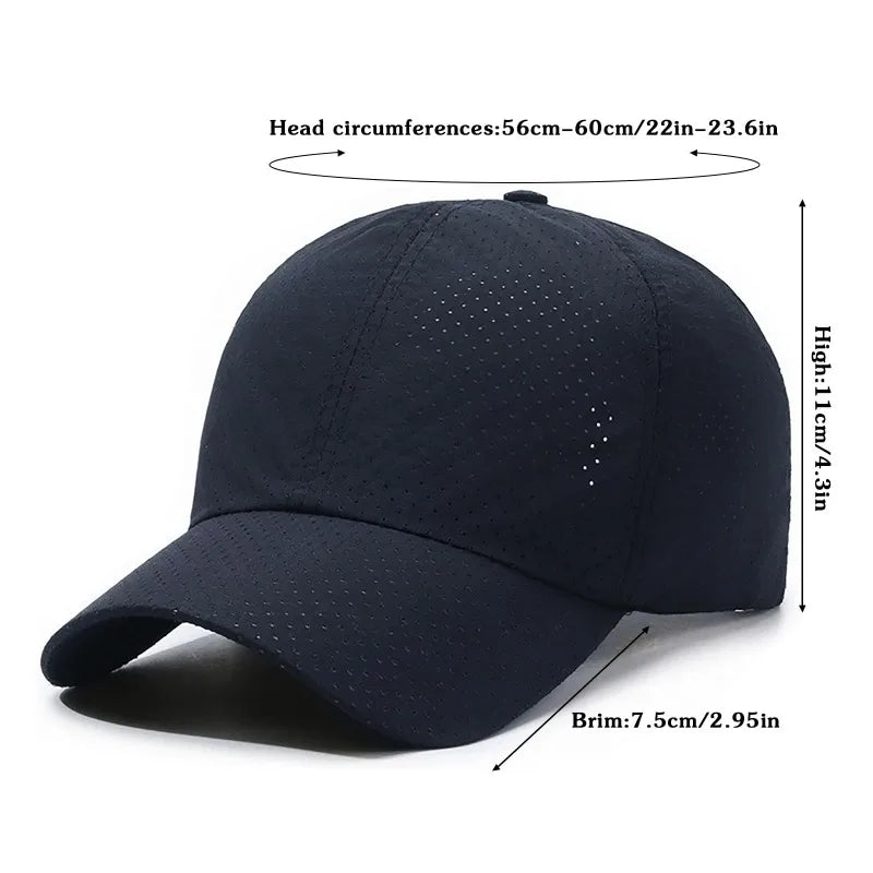 Quick-Dry Sun Baseball Cap | Unisex Hiking & Fishing Hat Outdoor Baseball Cap QXL