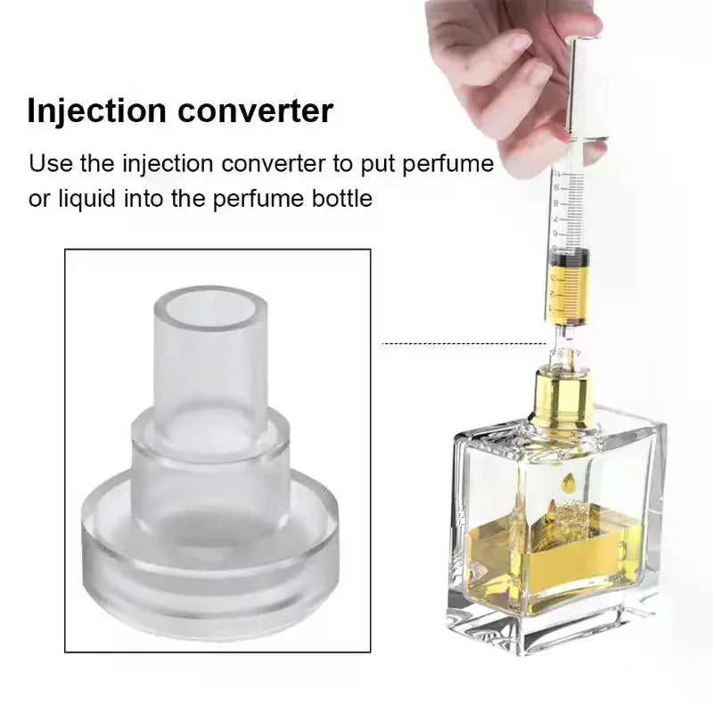 10ml Plastic Dispensing Syringe | Perfume & Cosmetic Refill Liquid Dispensing Syringe QXL