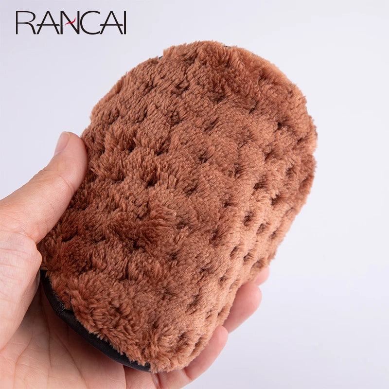 RANCAI Microfiber Makeup Remover Puff | Soft Cleansing Sponge Makeup Remover Puff QXL