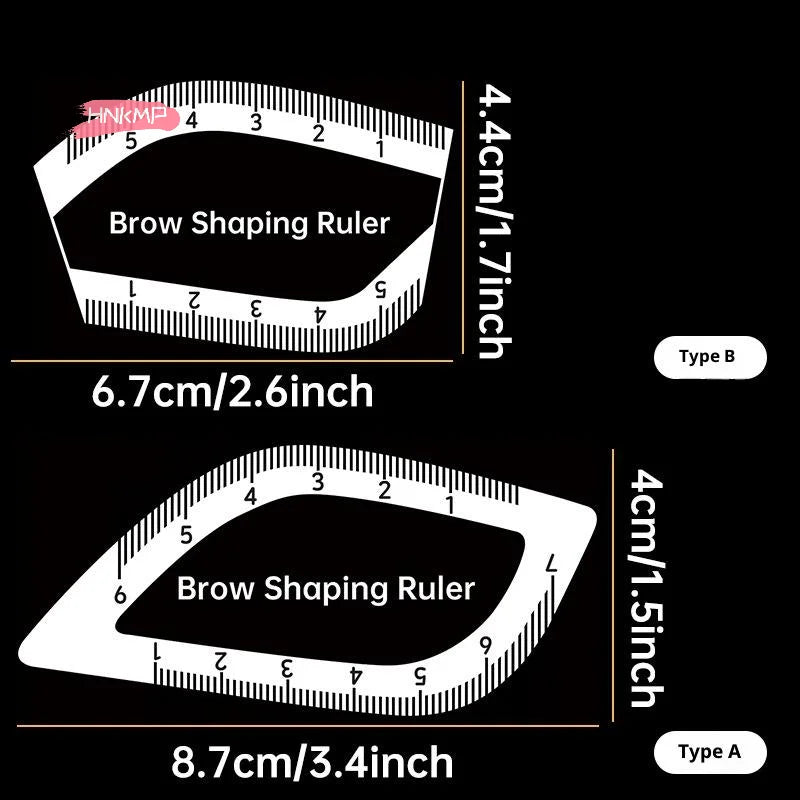 Brow Mapping Ruler – Eyebrow Stencil & Shaping Tool Eyebrow Mapping Ruler QXL
