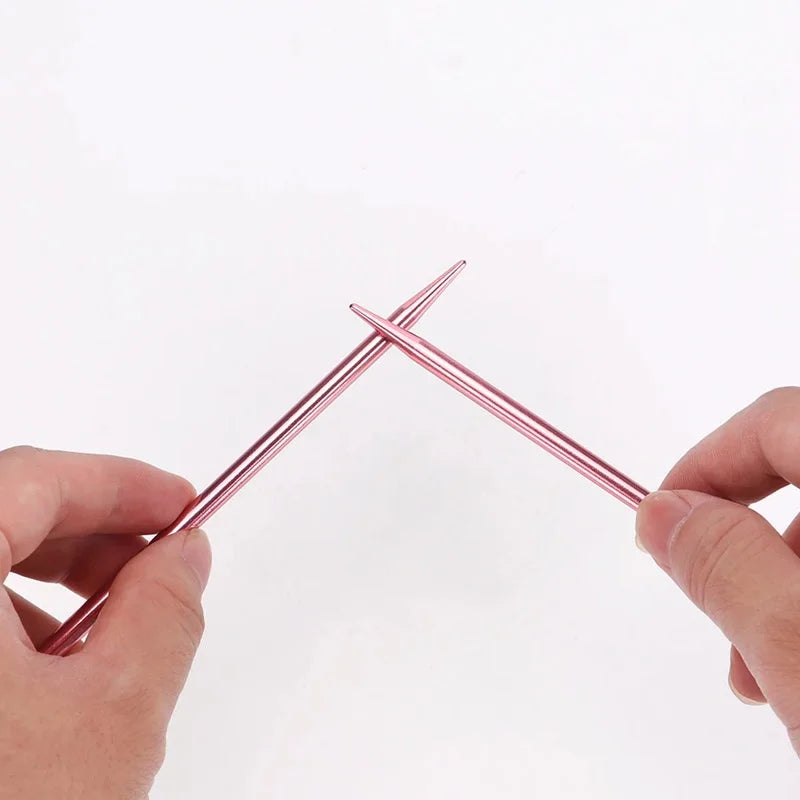 Double Pointed Knitting Needle Set | 11 Sizes Stainless Steel Knitting Needle Set QXL