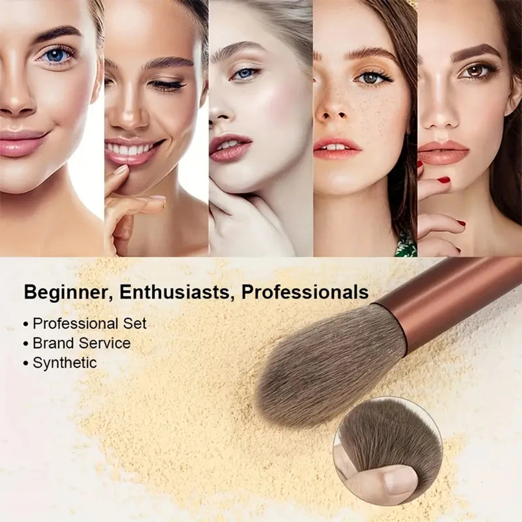 13-Piece Makeup Brush Set | Eyeshadow, Foundation & Blush Makeup Brush Set QXL