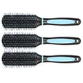 3-Pack 9-Row Volumising Hair Brush | Anti-Static Wet & Dry Volumising Hair Brush QXL a