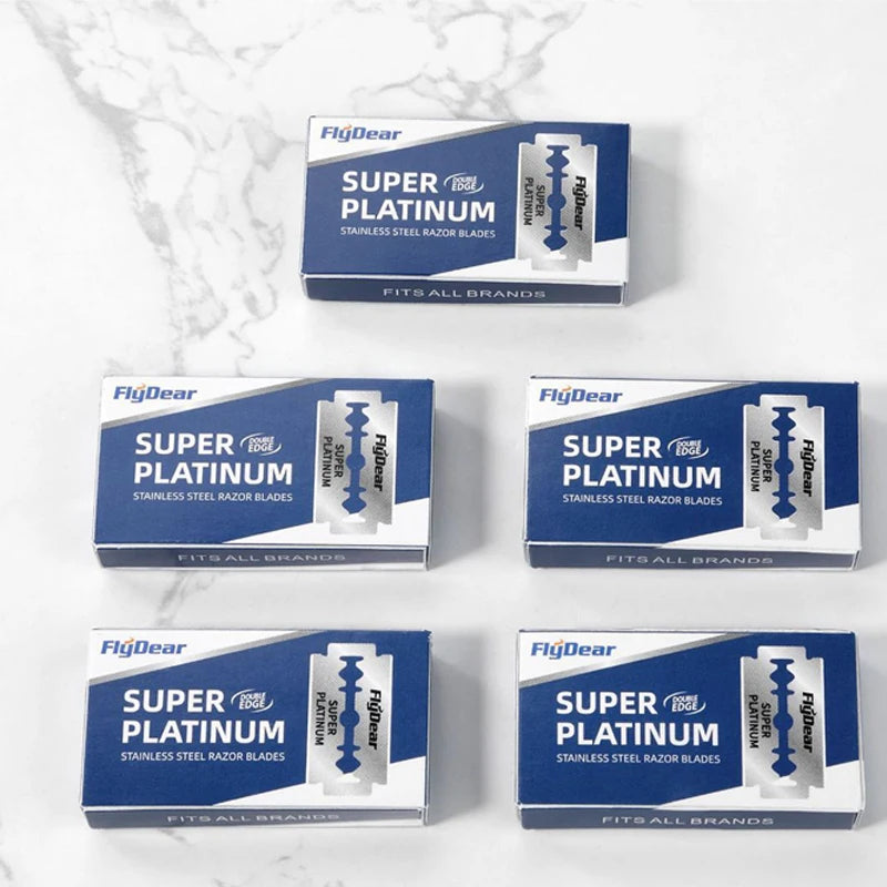 Double-Sided Stainless Steel Barber Razor Blade | Manual Shave Barber Razor Blade QXL